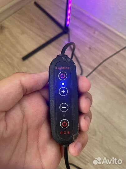 Напольная LED лампа (много режимов)