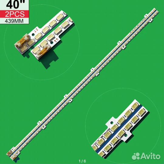 Новая LED подсветка для тв самсунг UE40D5000PW