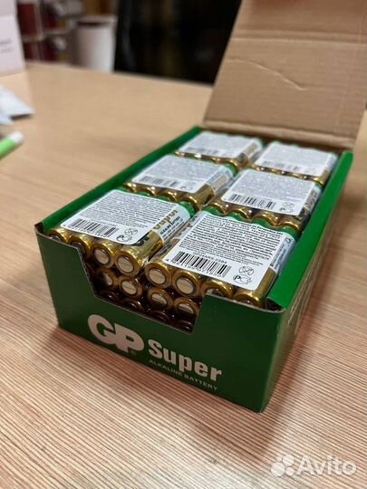 Батарейки мизинчиковые GP AAA LR03 96шт (коробка)