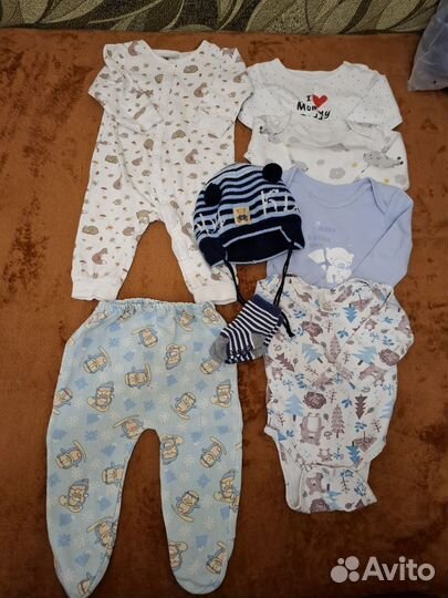 Слипы,боди,штаны 62-68р.пакетом