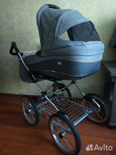 Коляска Roan, Emma Classic 2 в 1 (Titanium)