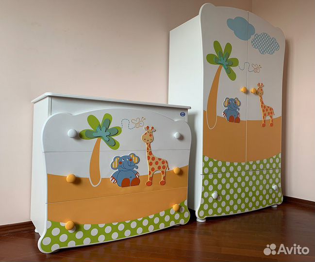 Шкаф и бельевой комод тумба Pali Gigi Lele Oblo