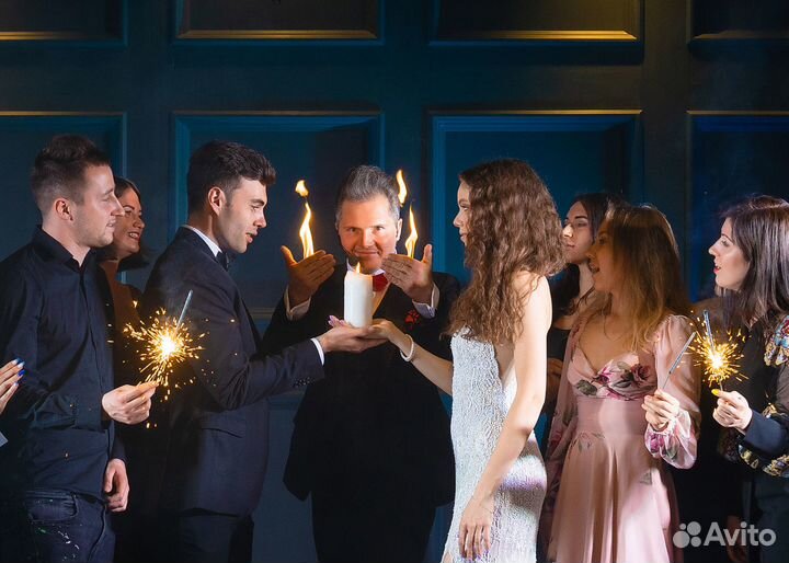 Ведущий-иллюзионист на свадьбу, корпоратив, юбилей