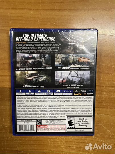 PS4 Mudrunner American Wilds (новый)