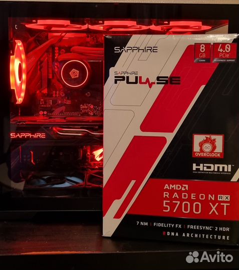 Видеокарта rx 5700 xt sapphire pulse