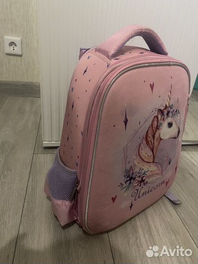 Ранец школьный для девочки hatber