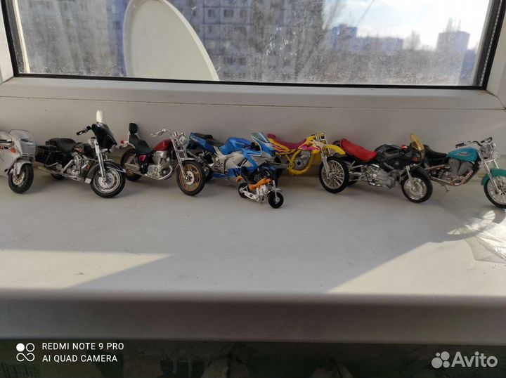 Модельные мотоциклы куплены в СССР