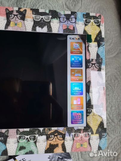 Цифровая фоторамка новая 6в1 музыка часы котики