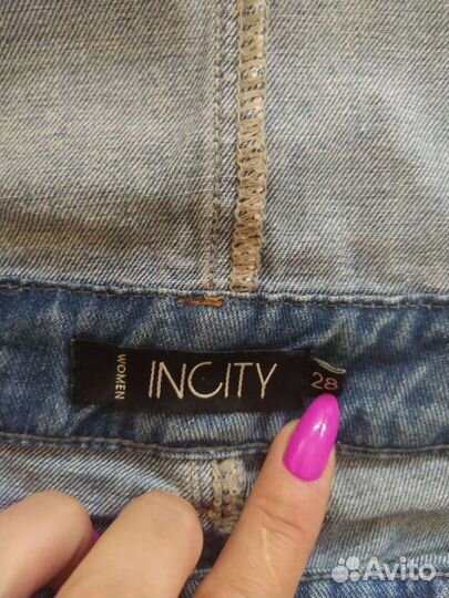 Джинсовый комбинезон