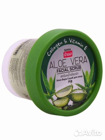 Скраб для лица с Алоэ Вера Banna 100мл