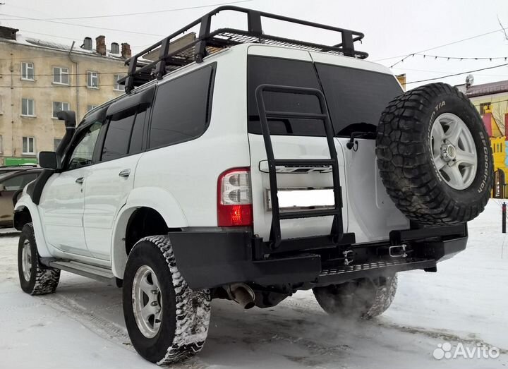 Силовой бампер задний Nissan Patrol Y61