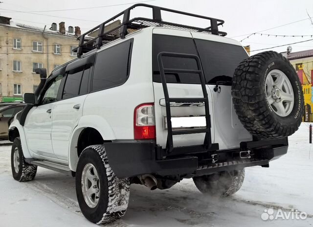 Силовой бампер задний Nissan Patrol Y61