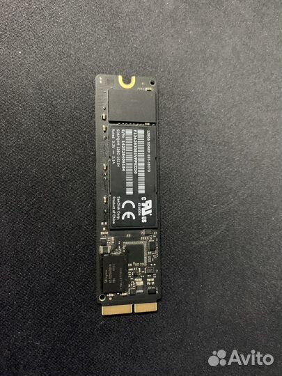 Ssd 128 оригинальный apple на macbook pro, air