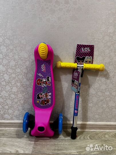 Новый детский самокат Enchantimals,Lol