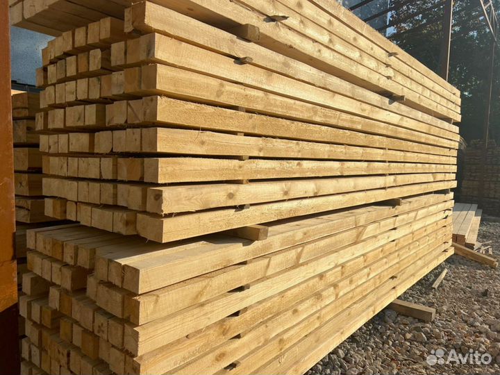 Доска обрезная 40х100х6000мм ГОСТ