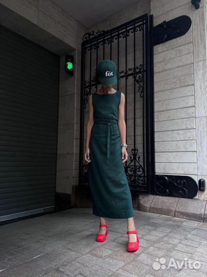 Бейсболка Fot зеленая