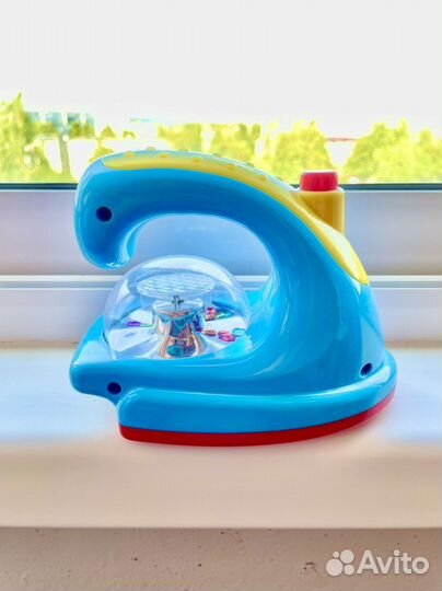 Утюг, игрушка со звуком и подсветкой