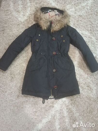 Куртка пальто женское зимнее 40 42 Burberry