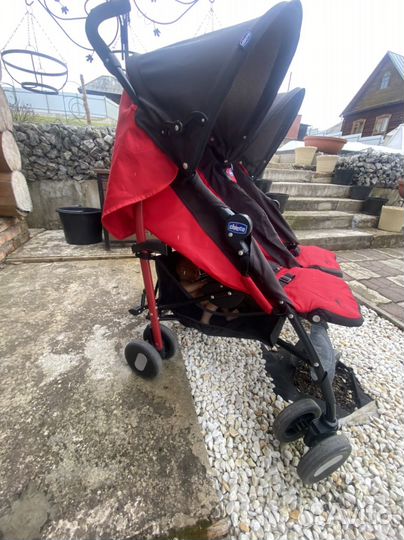 Прогулочная коляска для двойни бу