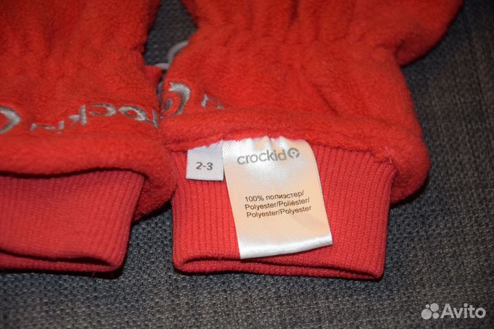 Новые перчатки crockid флис