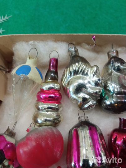 Елочные игрушки СССР набор малютка