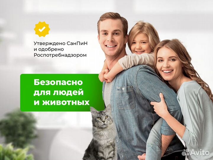 Уничтожение тараканов, клопов,короед,осы,клещи