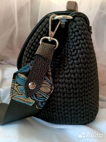 Сумка кроссбоди натуральная кожа