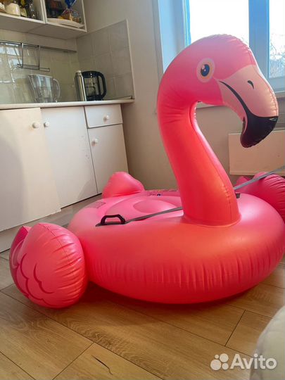 Надувной матрас intex единорог розовый