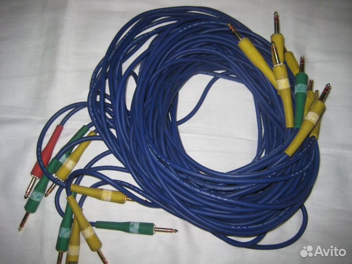 Аудиокабель Джек-джек 6.3мм