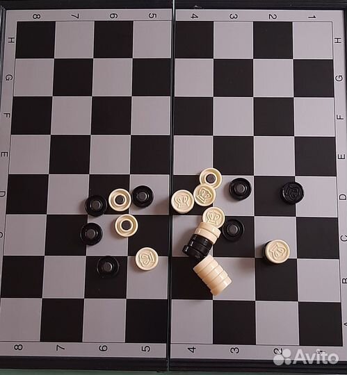 Новый Магнитный шашки,шахматы и нарды набор