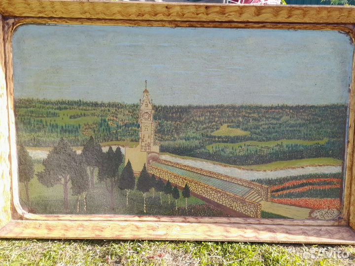 Старинная картина времен СССР