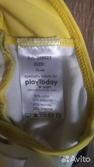 Купальник для девочки 74