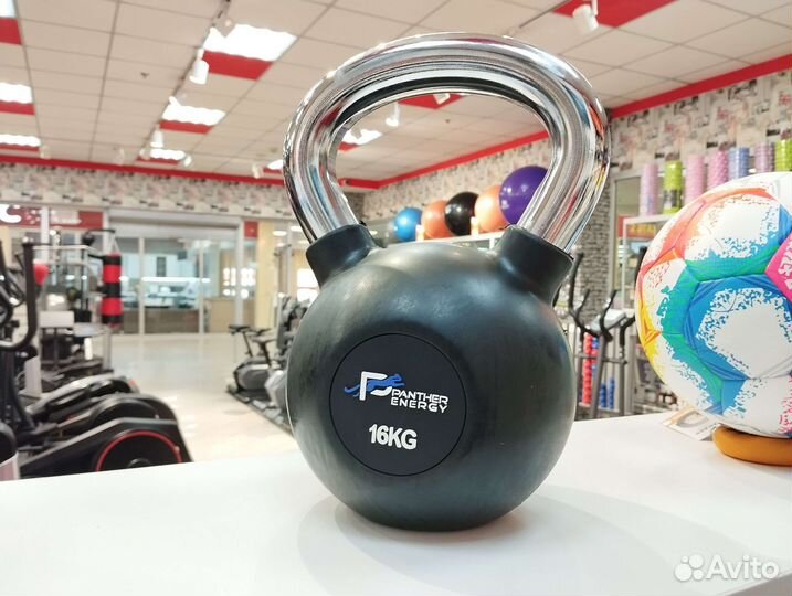 Гиря, гантель, гиря 16 кг Люкс