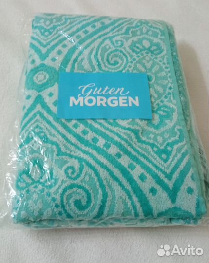 Набор велюровых полотенец (50х90 и 70х140 см)новый