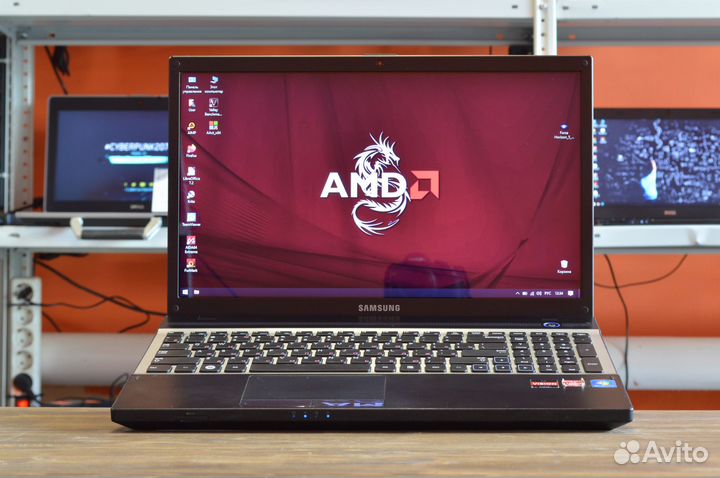 Ноутбук Samsung NP305V5A: A6/4Gb/SSD128Gb/AMD6470
