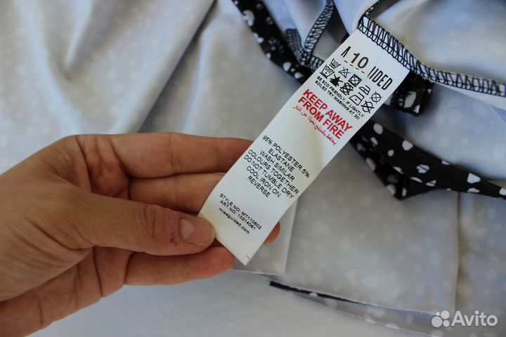 Комбинезон платье в горох Missguided M 44-46