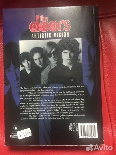 Редкая книга про The Doors на английском