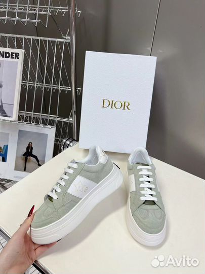 Кеды Dior на платформе Диор кроссовки