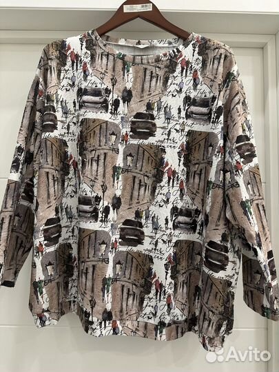 Кофта тонкая вискоза с хлопком 58-60 р Интикома