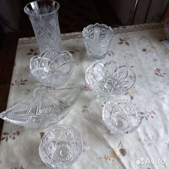 Хрустальная ваза СССР