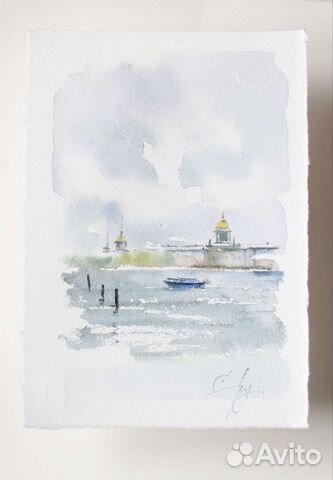 Картина акварель