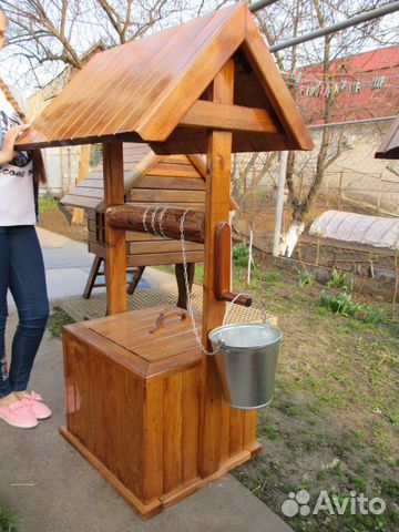 Колодец,мельница,избушка