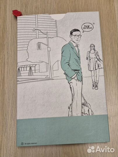 Блокнот из двух частей: в клетку и без линовки