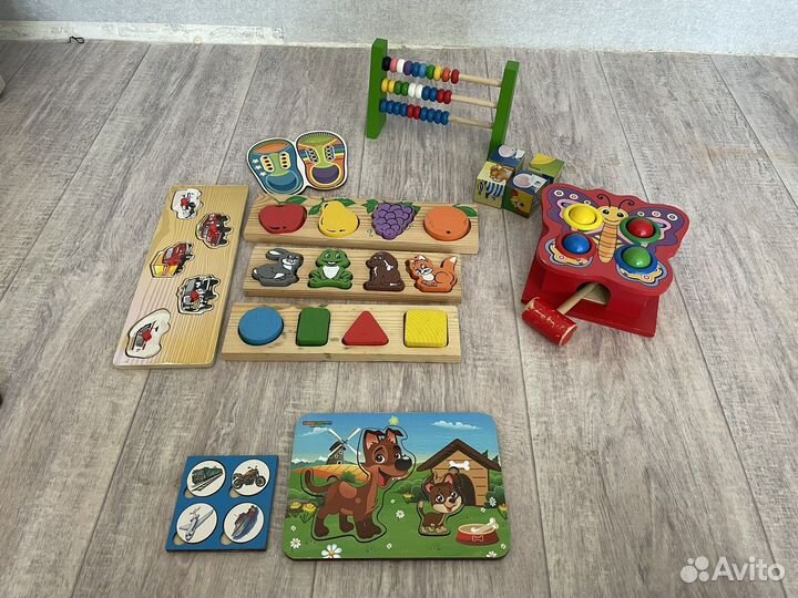 Развивающие деревянные игрушки