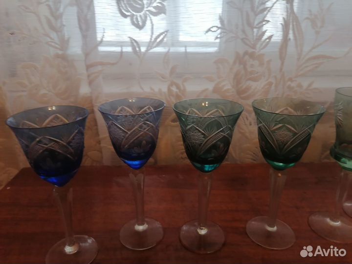 Хрустальные фужеры гдр