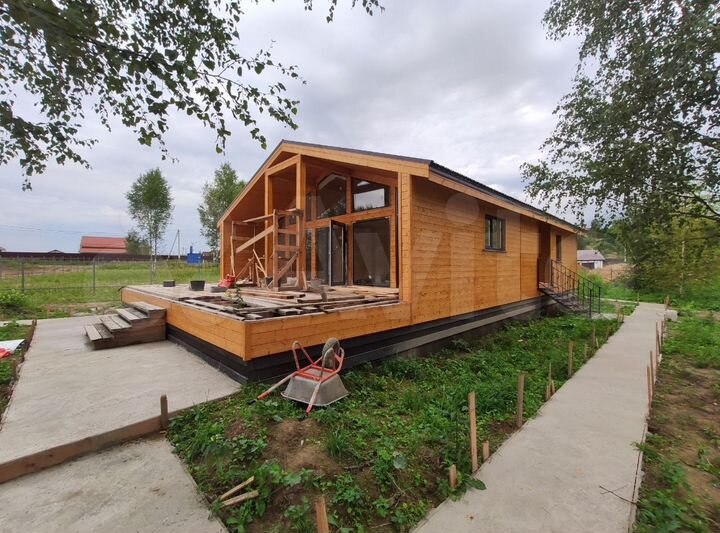 Дом 151,5 м² на участке 10 сот.