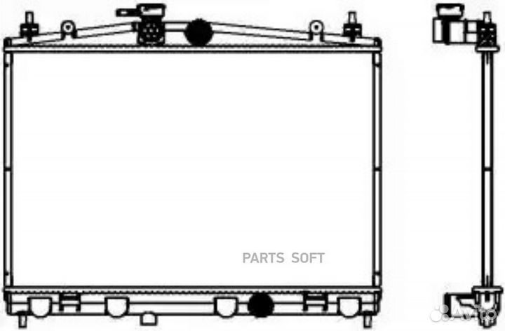 Радиатор nissan juke 1.6 2010