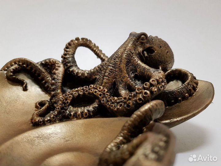 Осьминог на блюде