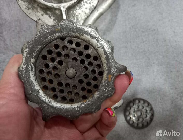 Мясорубка ручная СССР чугунная