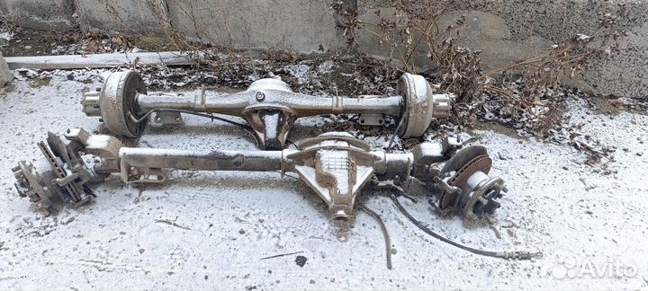 Передний задний мост от газели